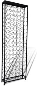 vidaXL Wijnrek voor 108 flessen metaal