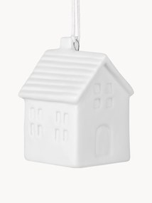 Handgemaakte kerstboomhangers Home, 6 stuks