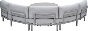 Garden Impressions Mallorca loungeset 4-delig - taupe