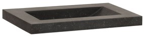 Sanituba Corestone SMALL wastafel basalt zonder kraangaten 60cm