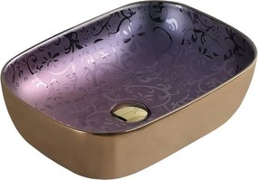 Mexen Rita opbouw wastafel 45 x 32 cm, paars - 21084557