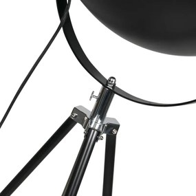 Industriële smart vloerlamp met dimmer zwart tripod incl. WiFi A60 - Magna 50 Eglip Modern E27 rond Binnenverlichting Lamp
