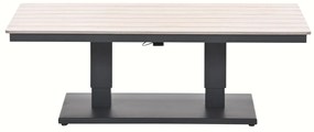 Garden Impressions Brugge verstelbare loungetafel 150x87 cm - donker grijs