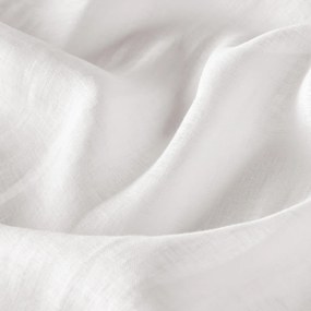 Linnen glasgordijn met gerimpelde bies en golf, ONEGA