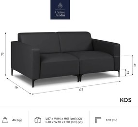 Outdoor zitbank Kos | Calme Jardin