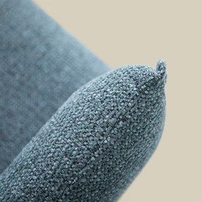 Elektrische Relaxfauteuil Stof Lichtblauw