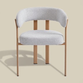 Eetkamerstoel Eiken Met Ronde Rugleuning