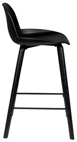 Zuiver Albert Kuip All Black Design Barkruk