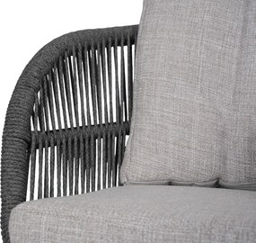 Tuinset 4 personen 125 cm Rope Grijs Lifestyle Garden Furniture Monaco/Ancona
