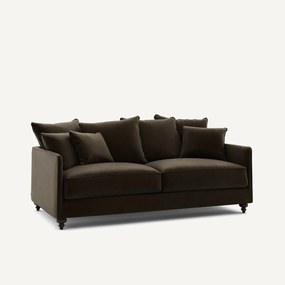 Omvormbare 3-zits fluwelen zetel, Lazare