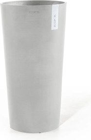 Ecopots bloempot Amsterdam High 76 - Rond - White Grey - Diameter 41,5 x H76,8 cm