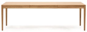 Kave Home Lenon Uitschuifbare Eettafel Eikenhout 160/240 Cm