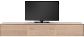 Goossens Excellent Tv Meubel Vic, 3 kleppen met kabeldoorvoer in bovenblad