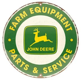 Metalen bord John Deere