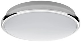 Sapho Silver ronde plafondlamp 28cm dagwit licht chroom