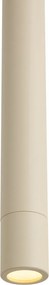 Moderne hanglamp beige met ingebouwde plafondplaat - Chuba