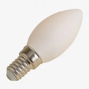 E14 C35 6W opaal LED-lamp Helder wit 4000K - Sklum