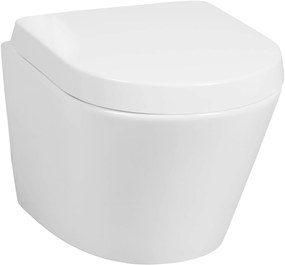 Saqu Sky 2.0 compact randloos 36x47x36cm hangtoilet Wit