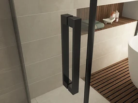 Mueller Super douchecabine 90x90cm mat zwart