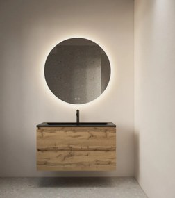 Gliss Design Circum ronde spiegel met LED-verlichting en verwarming 40cm