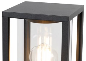 Staande buitenlamp zwart 100 cm met grondpin en kabelmof - Charlois