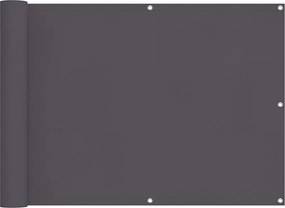 vidaXL Balkonscherm 75x300 cm oxford stof antraciet
