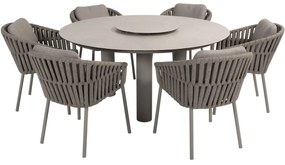 Owen Donato dining tuinset 160xH75 cm 7 delig keramiek cloud Taste 4SO