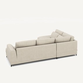 Omvormbare hoekbank links, katoen en linnen, Marsile