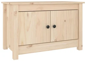vidaXL Schoenenkast 70x38x45,5 cm massief grenenhout