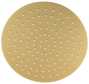 Sapho Moro ronde douchekop 30cm goud mat