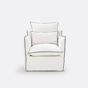 Fauteuilhoes, dik linnen, Odna