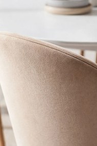 Set 4 Vint Fluwelen Stoelen