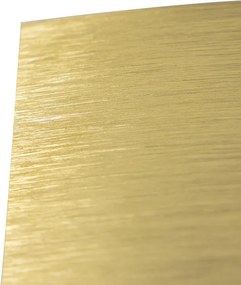 Design wandlamp zwart en goud met lichteffect - Amy