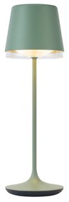 Buitenlamp met dimmer Tafellamp met dimmer groen incl. LED IP65 oplaadbaar met laadstation - Bass Modern IP65 Buitenverlichting rond Lamp