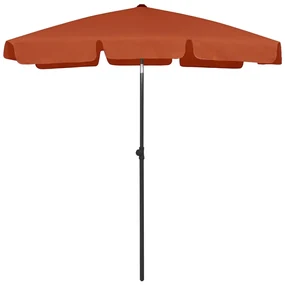 vidaXL Strandparasol 180x120 cm terracottakleurig