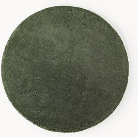 Pluizig rond hoogpolig vloerkleed Leighton