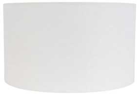Stoffen lampenkap off-white 35/35/20 Modern rond