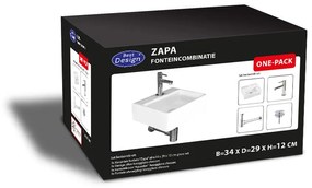 Best Design One pack fontein Zapa 34x29cm