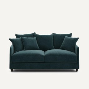 Compacte slaapbank, chenille fluweel, Lazare