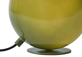 Retro tafellamp groen met glas - Mabel