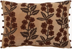 Decoratief katoenen kussen Flowers and Leaves