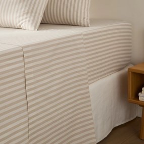 Katoenen onderlaken, SOIZIC BEIGE