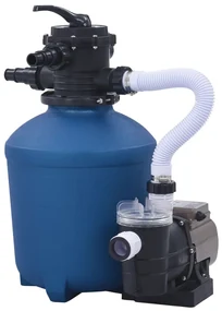 vidaXL Zandfilterpomp met timer 530 W 10980 L/u