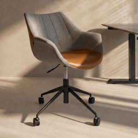 Zuiver Doulton Office Bureaustoel Grijs