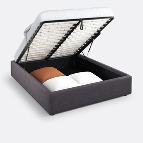 Kofferbed met ophefbare lattenbodem, Papilla