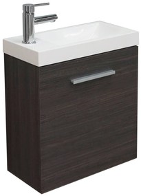 Mueller Emma toiletmeubel houtnerf grijs 50x25x50cm