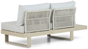 Hoek loungeset 6 personen Aluminium Taupe  Lifestyle Garden Furniture Lorenzo