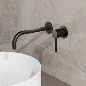 Best Design High End Nero inbouw wastafelkraan zwart mat