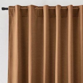 Fluwelen gordijn afgewerkt met verdekte lussen, Velvet