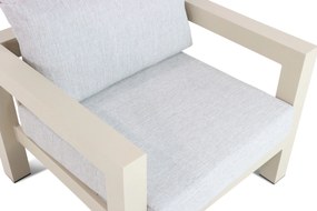 Tuinstoel Aluminium Taupe-naturel-bruin Lifestyle Garden Furniture Luca